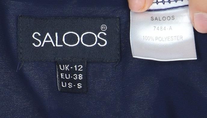 Womens UK Size 12 Saloos Blue Blouse
