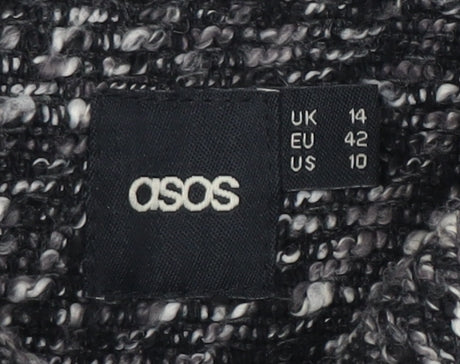 Womens UK Size 14 ASOS Black Basic Jacket