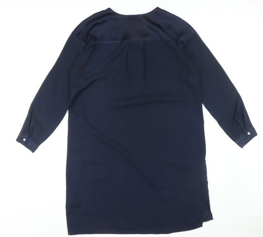 Warehouse Women's Blue Dress Size 16 with Pockets