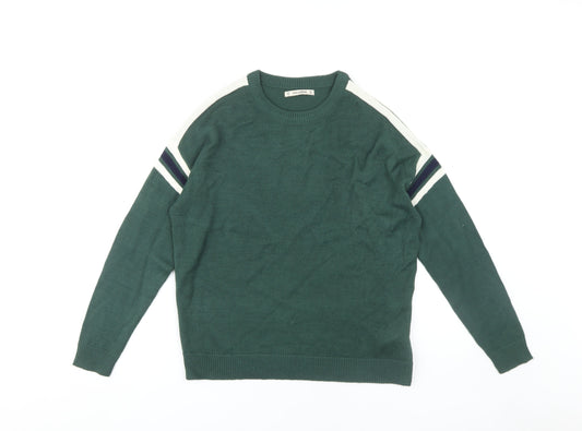 Womens UK Size S Pull & Bear Green Jumper Jumper