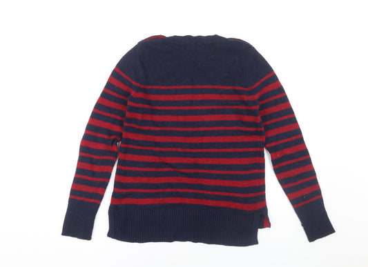Womens UK Size M Kenar Multicoloured Crew Neck Jumper