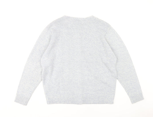 Womens UK Size XL Honor Millburn Blue Cardigan Jumper