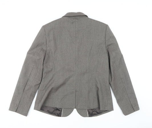 Next Women's Grey Suit Jacket Size 16 Regular