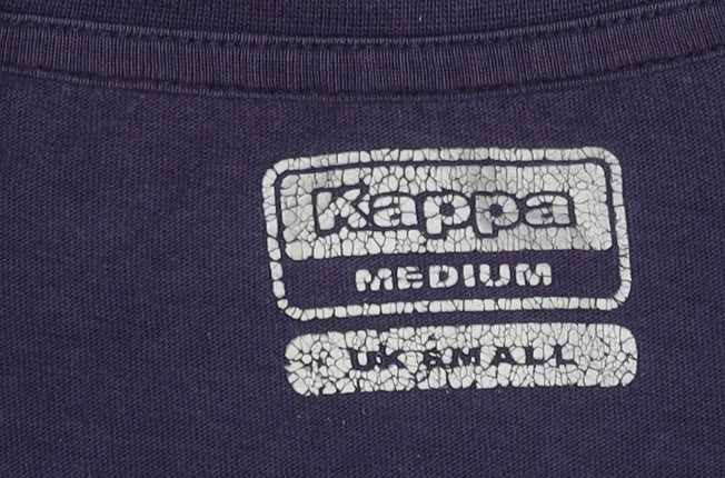 Kappa Men's Blue Graphic Print T-Shirt Medium