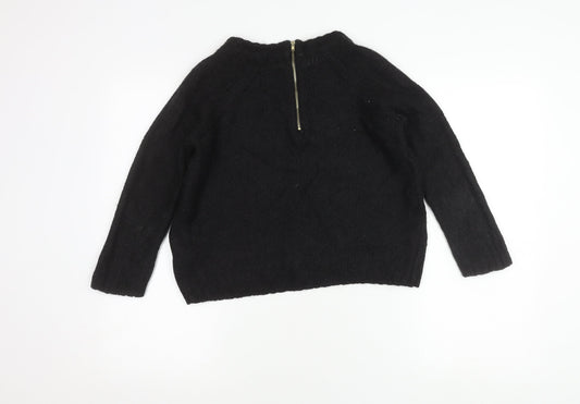 Womens UK Size XS H&M Black Pullover Jumper