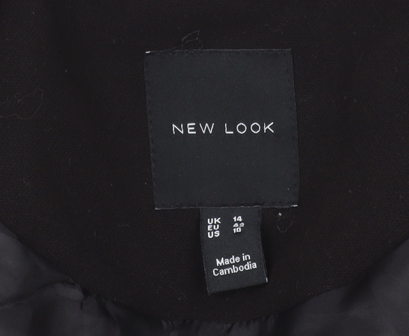 New Look Women's Black Blazer Size 14