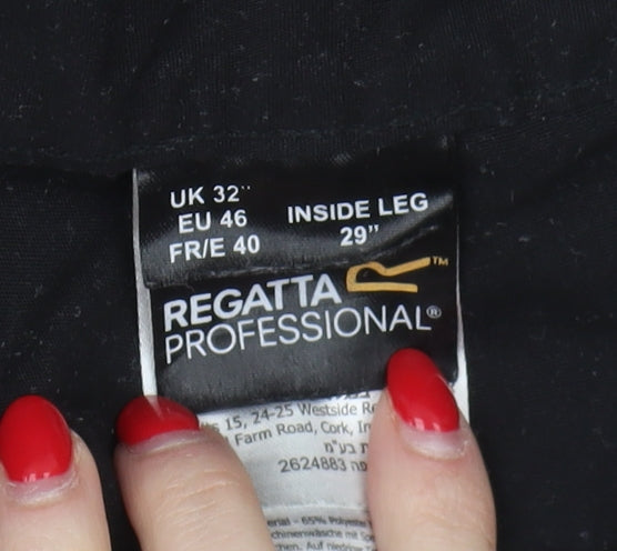 Regatta Men's Black Cargo Trousers Size 32