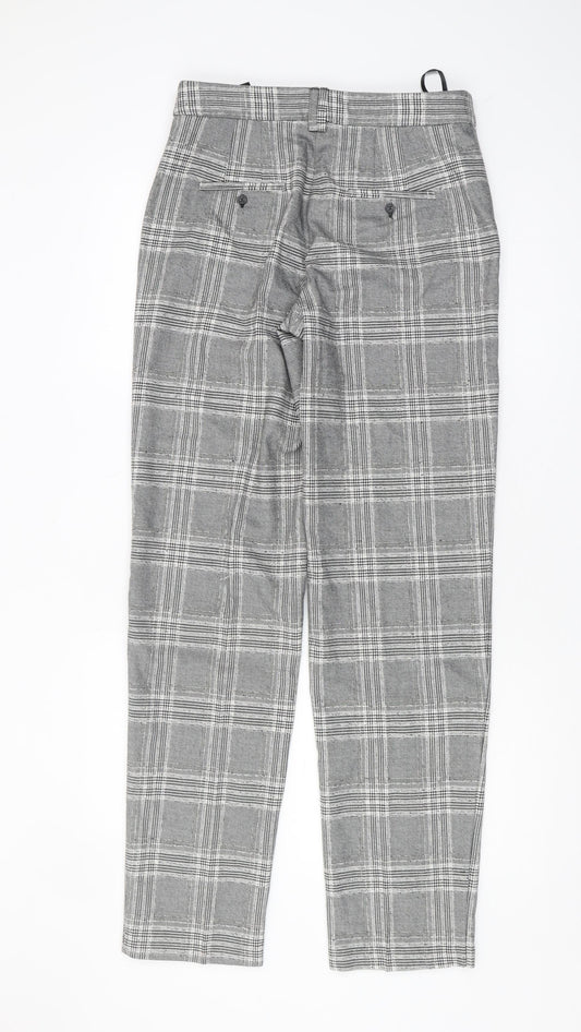 Womens UK Size 8 Marks and Spencer Regular Fit Business Casual Grey Trousers
