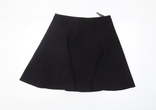 Phase Eight Women's Black A-Line Skirt, Size 14