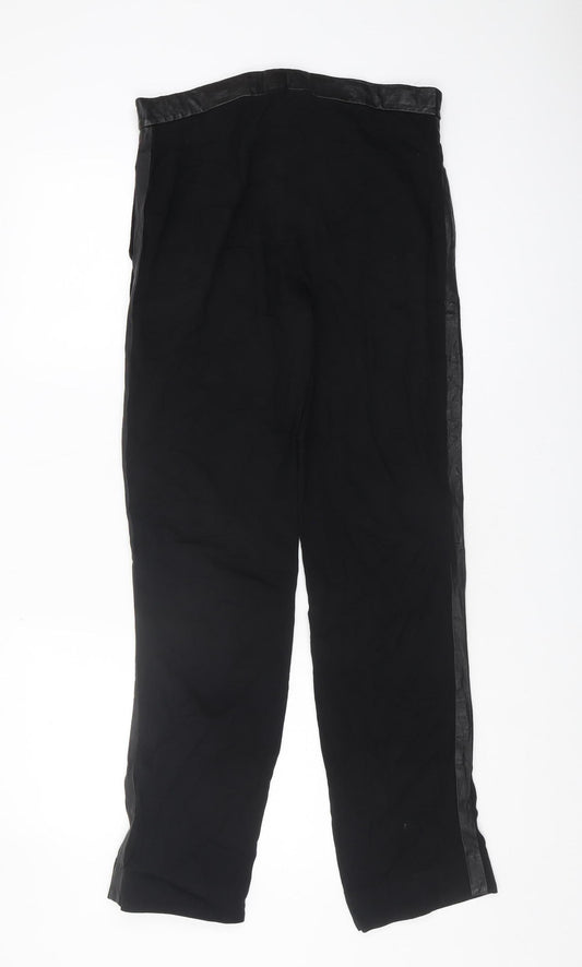 COS Black Women's Viscose Trousers Size 8 Elegant Style
