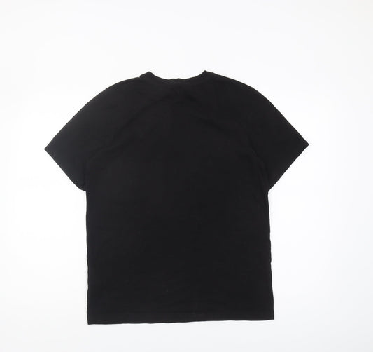 Jordan Men's Black Athletic Fit T-Shirt, Size S