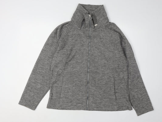 Regatta Women's Grey Full Zip Jacket Size 14