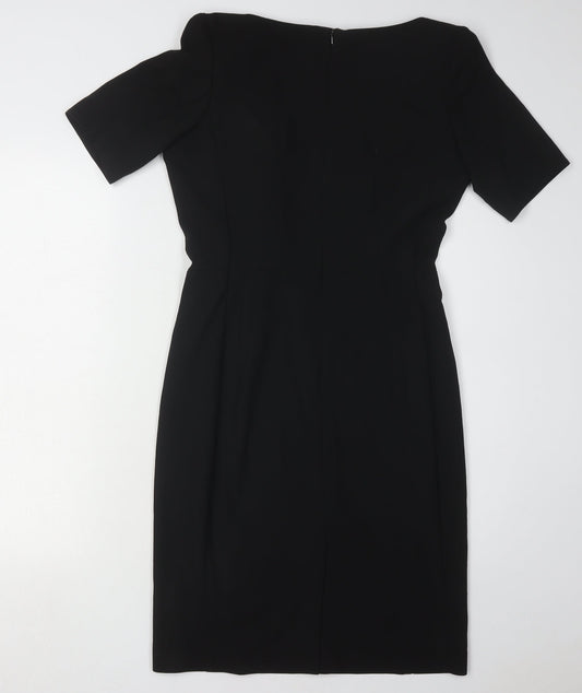 Oasis Women's Black Sheath Dress Size 10