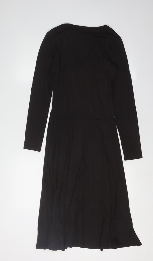 Phase Eight Women's Black Wrap Dress Size 8