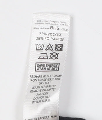 BHS Women's Black Colourblock Knit Dress Size 12