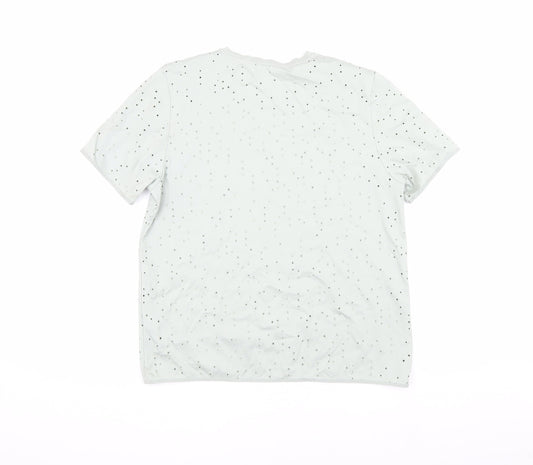 COS Women's Grey L Cotton Crew Neck T-Shirt