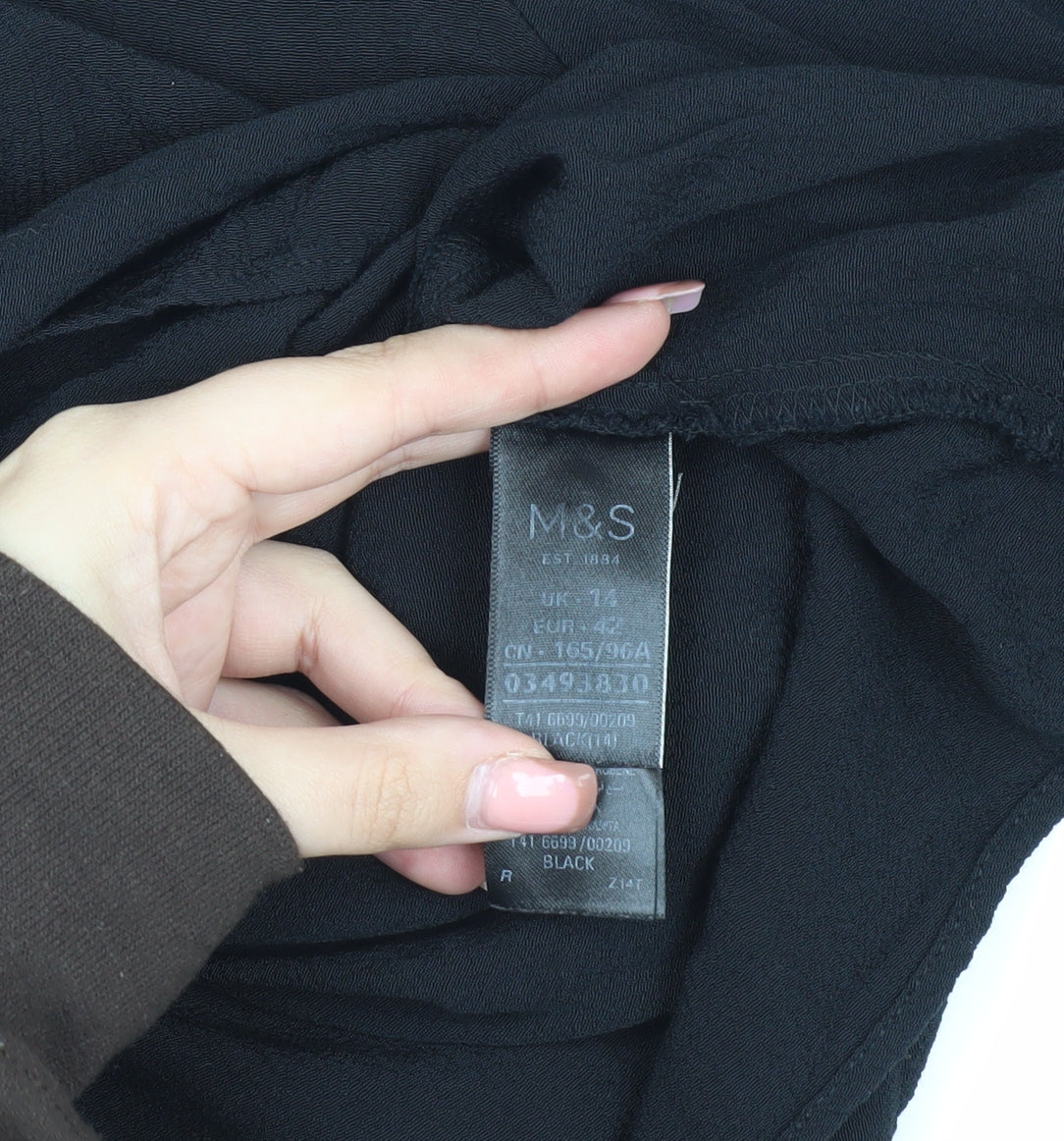 Womens UK Size 14 Marks and Spencer Black