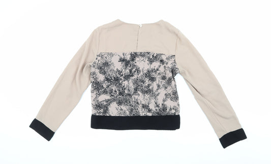 Womens UK Size 12 Oasis Beige Blouse