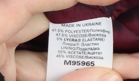 Next Women's Purple Blazer, UK 12, Regular Fit