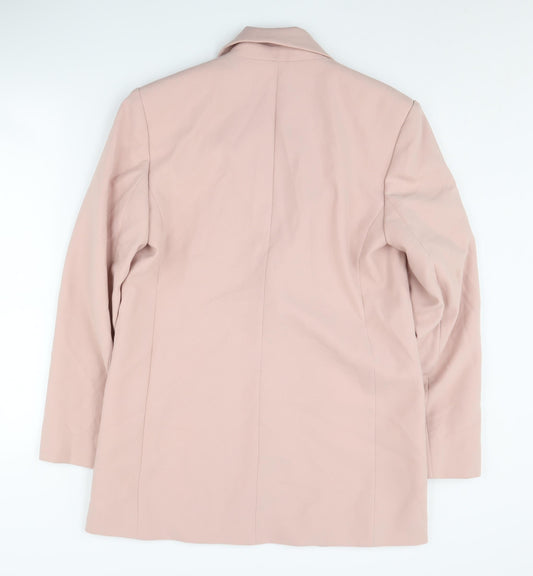Zara Women's Pink Blazer, Size 10, Regular Fit