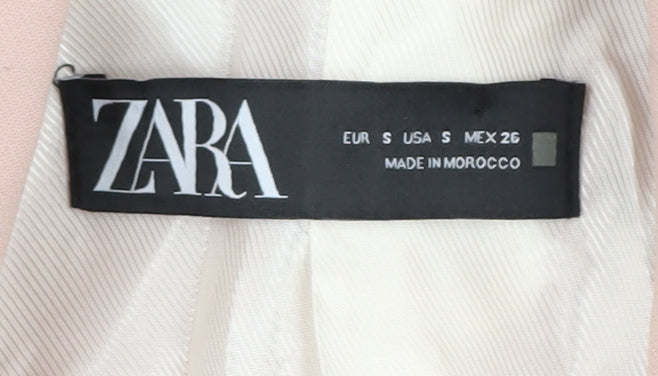 Zara Women's Pink Blazer, Size 10, Regular Fit