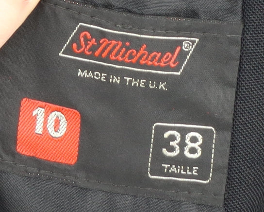 St Michael Women's Black Suit Jacket Size 10