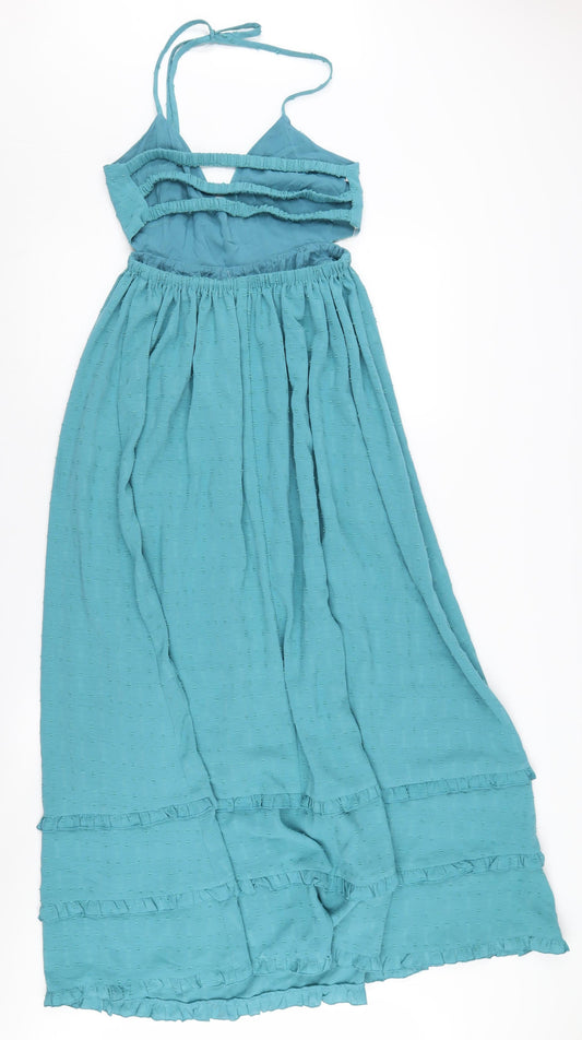 Forever 21 Women's Blue Maxi Dress, Size 6, Casual