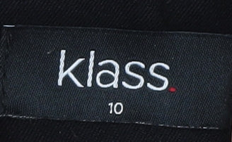 Klass Black Women's Pencil Skirt, Size 10