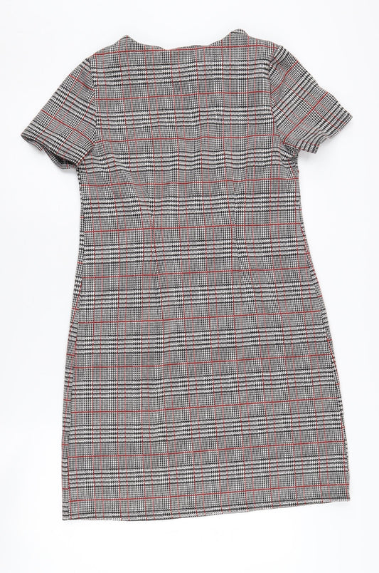 Et Vous Women's Multicoloured Check Shift Dress Size 12