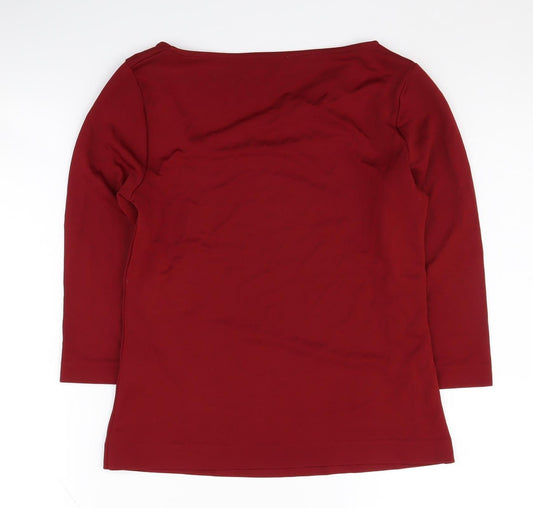 Jaeger Women's Red Long Sleeve Top XS