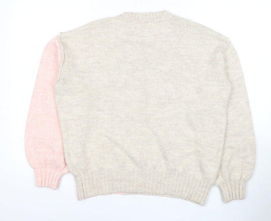 Womens UK Size M NEXT Pink Pullover Jumper