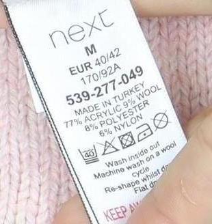 Womens UK Size M NEXT Pink Pullover Jumper