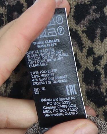 Marks and Spencer Women's Multicoloured Pencil Skirt Size 20