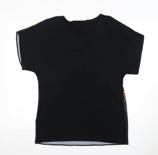 Womens UK Size 12 Marks and Spencer Black T-Shirt