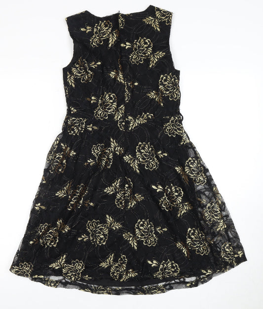 Fenn Wright Manson Women's Fit & Flare Dress, Black, Size 8