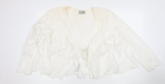 ASOS Women's White Long Sleeve Blouse Size 14