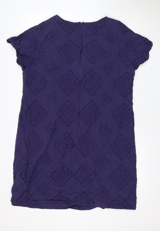 Marks and Spencer Women's Purple Cotton Dress Size 22