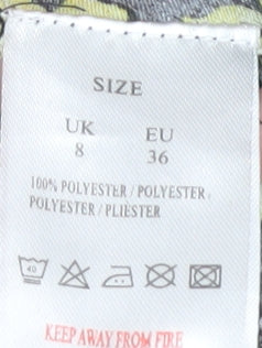 QED London Women’s Multicoloured Floral Dress Size 8