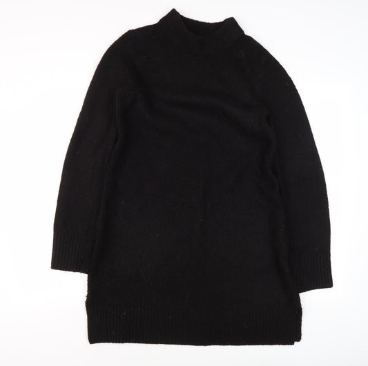 French Connection Black Wool Jumper Dress XS Women