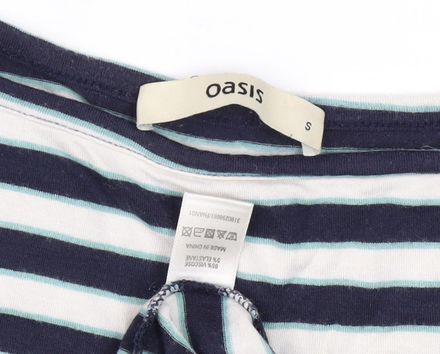 Womens UK Size S Oasis Multicoloured T-Shirt