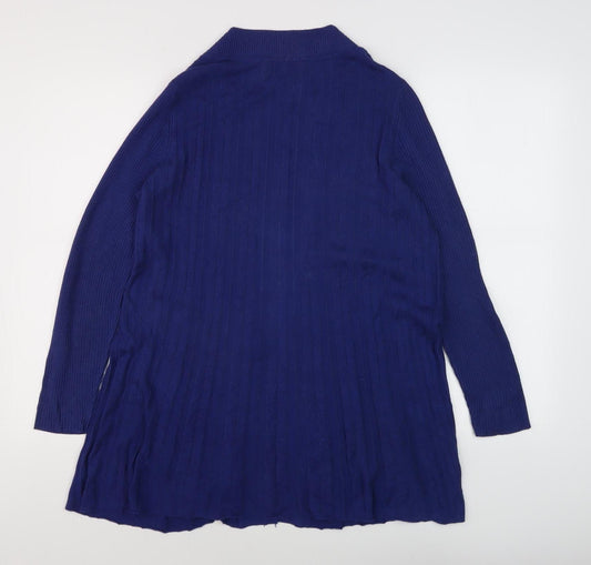 David Emanuel Women's Blue Cardigan - Size S