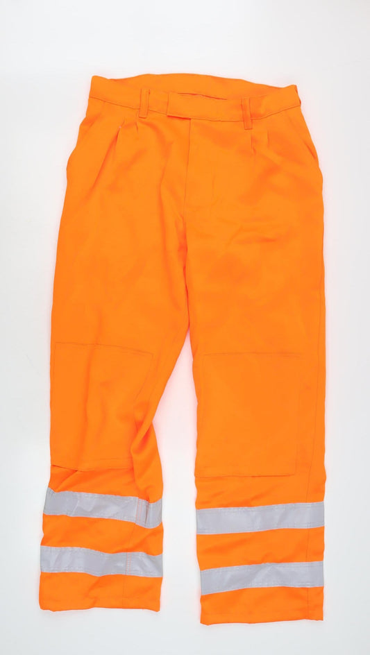 Mens UK Size L Arco Essentials Regular Fit Cargo Orange Trousers