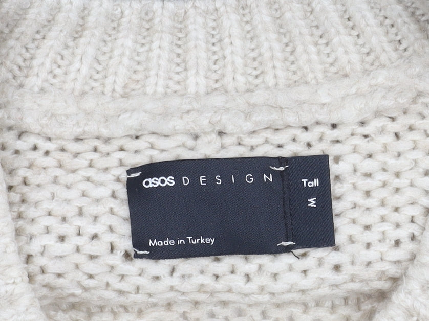 ASOS DESIGN Women's Multicoloured Striped Pullover Jumper M