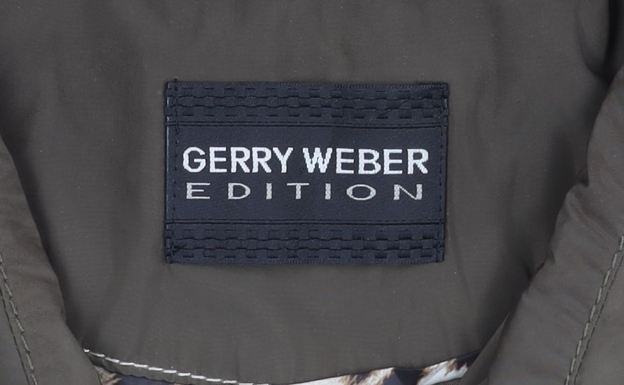 Mens UK Size 46 Gerry Weber Green Trench Coat