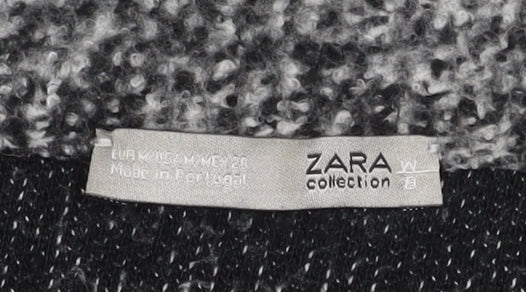 Womens UK Size 12 Zara Black Cardigan Jumper