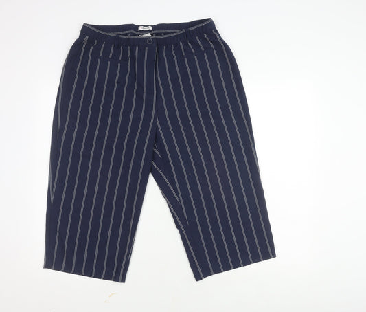 Womens UK Size 18 Damart Blue Trousers