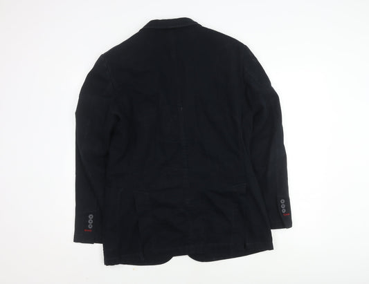 Mens UK Size 38 Charles Tyrwhitt Regular Black Suit Jacket