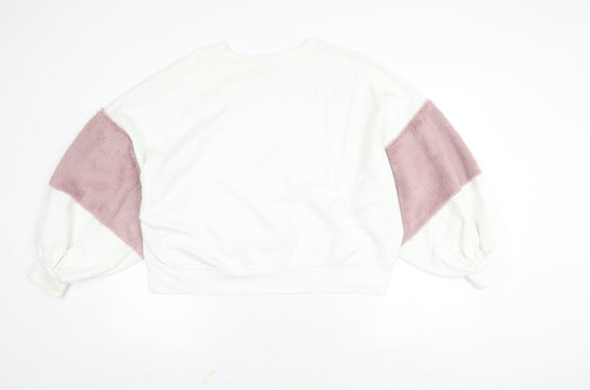 Womens UK Size S Zara Ivory Pullover Jumper