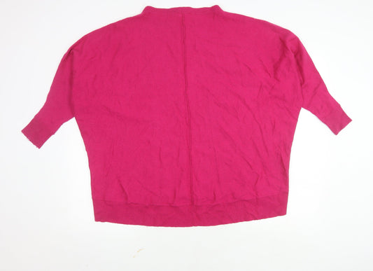 Womens UK Size M Phase Eight Pink Pullover Jumper