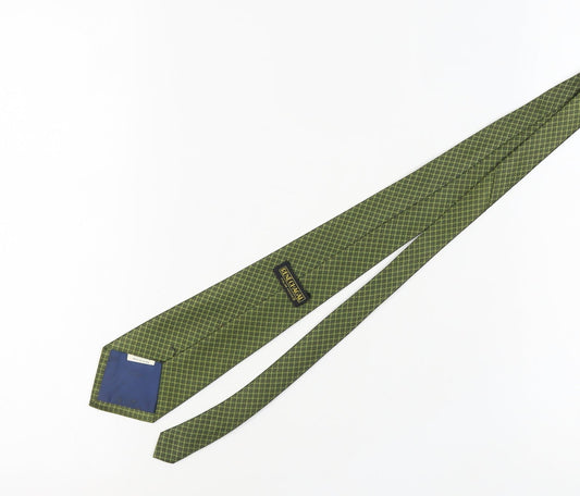 René Chagal Men's Green Slim Tie, Polyester, One Size